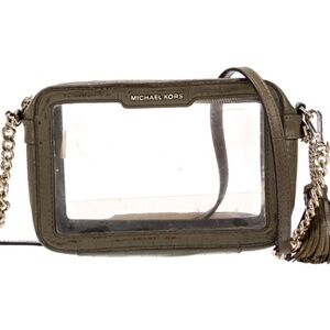 Michael Kors Ginny Clear Stadium Bag Concert / Gameday Crossbody Bag